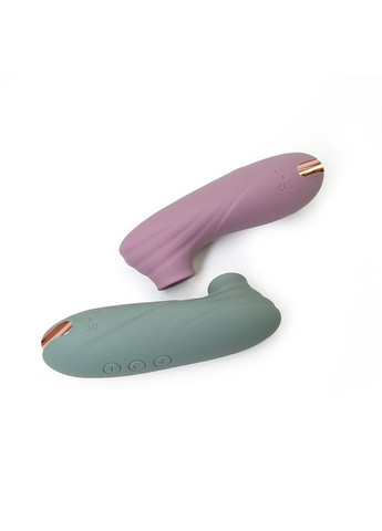 Вибратор клиторальный с вакуумом, серо-фиолетовый, 11 см Sweet Em (368876048)