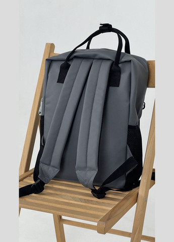 Мужской рюкзак Канкун, комбинированный серый в экокоже с отделением для ноутбука ToBeYou kankun m (280930885)