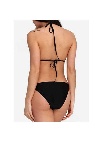 Черный летний эффектный купальник с бахромой на завязках s-l черный No Brand