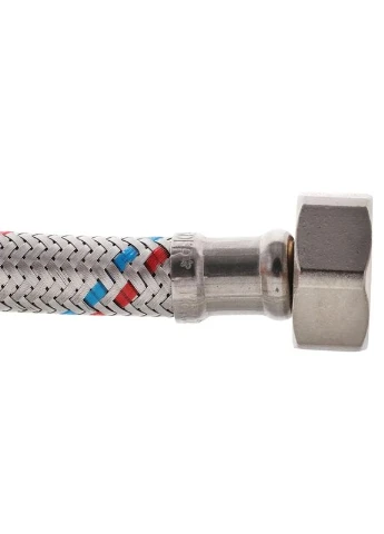 Гибкий шланг для подключения воды 1/2'' гайка-штуцер 80 см пластик Koer No Brand KR0266 (400576557)