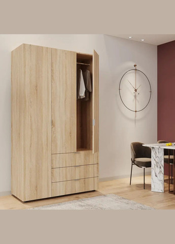 Шафа розпашна для одягу Гелар 116,2х49,5х203,4 см (DRS-011101) Doros (361998940)