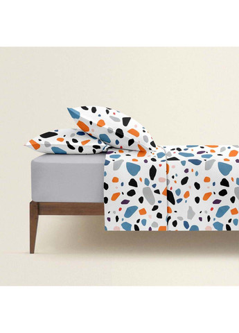 Двоспальна постіль з простирадлом на гумці GEMSTONES CS11 180х220 см Cosas (307477570)