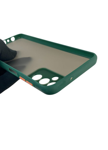 Чехол для телефона Galaxy M13 4G (SM-M135) с высокими бортами защитой камеры самсунг м13 темно-зеленый Samsung (366387247)