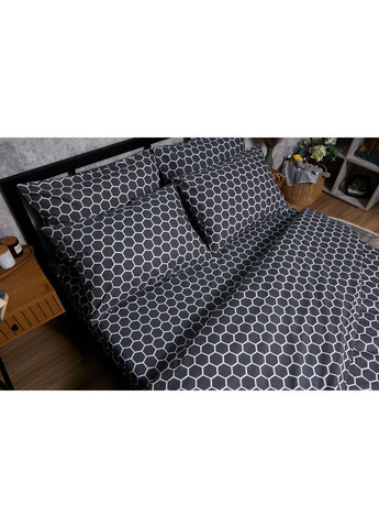 Комплект постільної білизни Бязь Gold Люкс «» Євро 200х220 наволочки 2х40х60 (MS-820005960) Moon&Star Black Nectar (356116191)