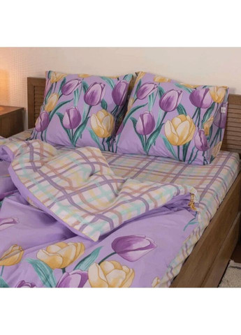 Постельное белье полуторное Ранфорс 22177-1-5 210х143 см Viluta (336328604)