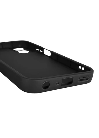 Чохол силіконовий оригінальний Soft Touch з 3D принтом милий ведмедик для A18 4G (CPH2591) чорний (Повний захист камери) Oppo (377093637)