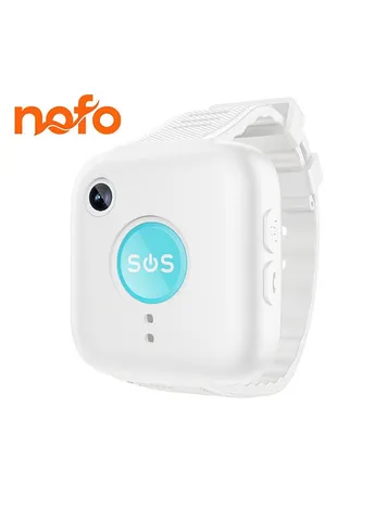 GPS трекер кулон NOFO V28C 4G із кнопкою SOS GPS WiFi IP67 датчиком падіння голосовим зв'язком для дітей літніх людей Білий No Brand (400936133)