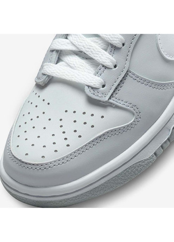 Серые демисезонные детские кроссовки dunk low серый Nike