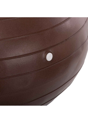 Фитбол мяч для баланса Пончик сатин Коричневый (диаметр 45 см) LB7053-01 Bloom (367617782)