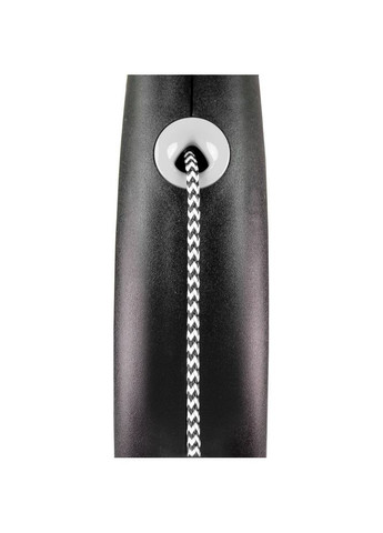 Рулетка Black Design для собак, тросик, размер S, 5 м (черная) Flexi (366027286)