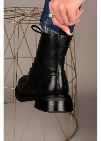 Черевики жіночі демісезонні чорні No Brand Черевики демісезонні жіночі (364487726)