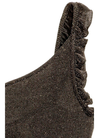 Черное вечернее платье H&M однотонное