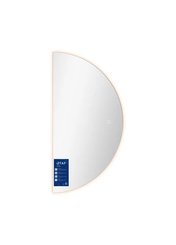 Зеркало Taurus HR1200 с LED-подсветкой Touch, с антизапотеванием, с диммером, рег. цветовой температуры (3000-6500K) QTTAUHR1200 Qtap TA1 (395969546)