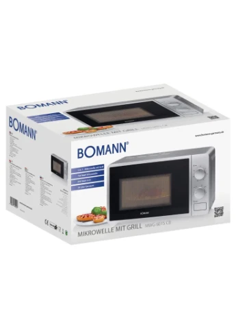Микроволновая печь (m280930) с грилем Bomann MWG 6015 CB silver