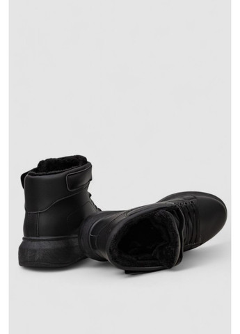 Кросівки жіночі зимові на хутрі, колір чорно-білий, 248RA2252 Ager чорні всесезони (369972166)