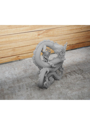 Статуэтка китайского дракона в классическом стиле. Белый. 10 см. ЗаСвіт (280940687)