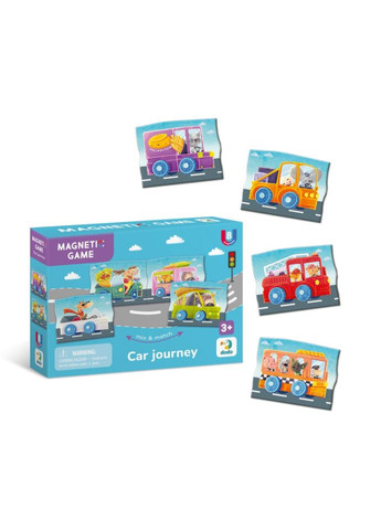 Дитяча магнітна гра "Автомобільна подорож" 200253, 8 елементів DoDo Toys (364554743)