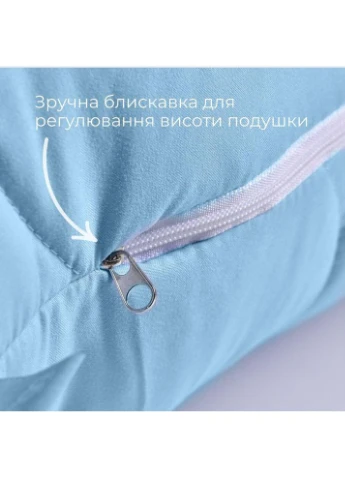 Набор спальный комплект NordicBlue полуторный одеяло 140х210 и подушка 50х70 антиаллергенный, искусственный пух IDEIA (393546636)