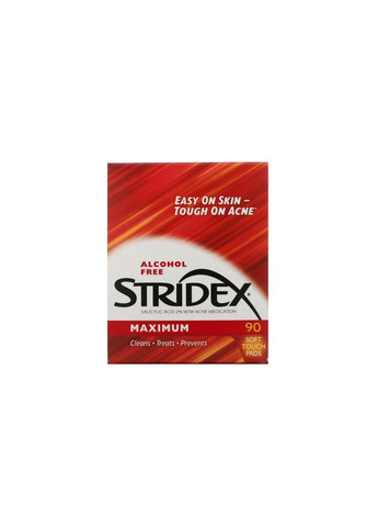 Салфетки для умывания одношаговое средство от угрей 90 шт Stridex - (293488361)