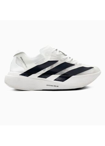 Белые демисезонные кроссовки мужские adidas adizero evo sl white адидас адизеро ево No Brand