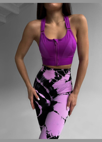 Жіночі лосини для фітнесу фіолетові No Brand Лосини (321971284)