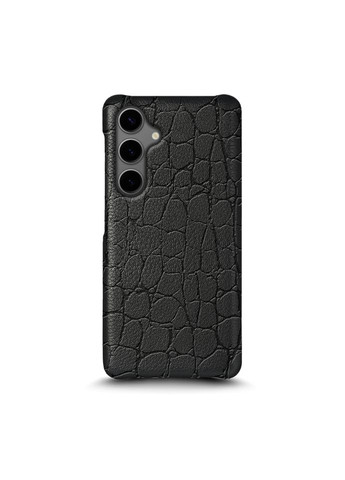 Шкіряна накладка Reptile Cover для Samsung Galaxy S24 Plus Чорна (76031) Stenk (289370087)