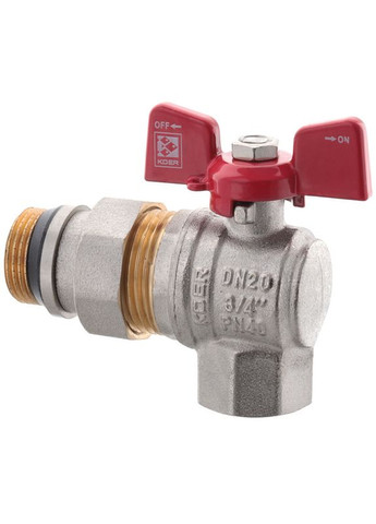 Кран с американкой 3/4" "антипротечка"( KR.228Gi) угловой (KR0194) KOER (315506144)