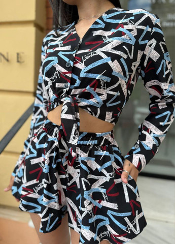 Костюм укорочена сорочка + спідниця - шорти Україна (328214544)