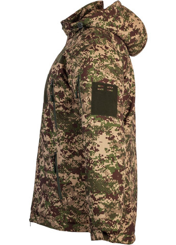 Комбінована зимня copy_куртка зимова softshell max-heat coyote Vik-Tailor