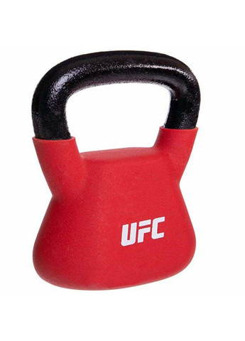 Гиря сталева з вініловим покриттям UHA-69693 6кг Червоний UFC (286043672)