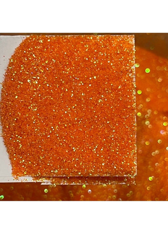 Глітер (блискітки), 1\ 128 (0.2 мм), колір помаранчевий, арт 018223, упаковка ≈ 6,5 грам (з урахуванням баночки) No Brand (332994595)