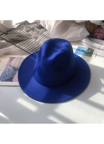 Шляпа Федора унисекс с регулировкой размера (поля 7 см) демисезон No Brand (362346144)