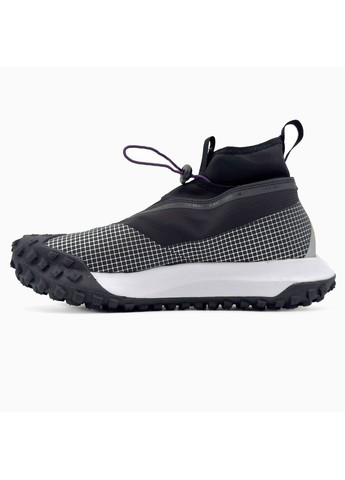 Черные демисезонные кроссовки мужские nike acg mauntain hight black / white найк асж маунс No Brand