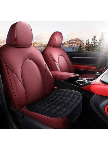 Автомобільна накидка велюрова чорна 50х50 см, накидка на сидіння для захисту від бруду No Brand (361669592)