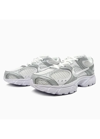 Белые летние кроссовки nike v5 rnr white/silver найк в5 No Brand