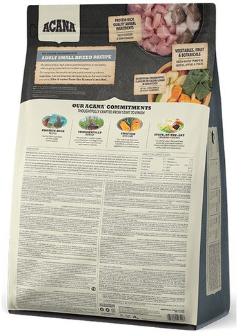 Сухой корм для собак Adult Small Breed Recipe для взрослых собак мелких пород 2 кг (a52320) Acana (364788033)