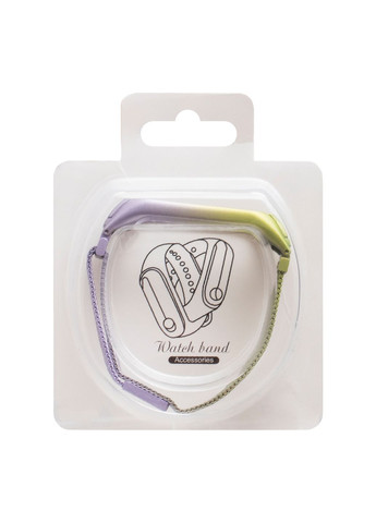 Ремінець для Xiaomi Mi Band 5 Gradient Blue Beige No Brand Xiaomi 5/6/7 Original Design (340913016)