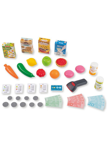 Интерактивный супермаркет с тележкой, звуком и светом, 42 аксессуара () Smoby 350239 (370598531)