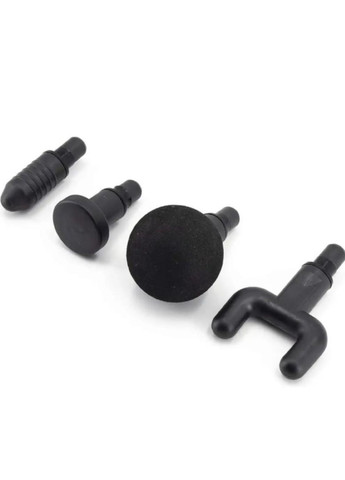 Масажер акумуляторний для тіла Fascial JY-760 ручний вібромасажер з насадками Червоний VTech (332622385)