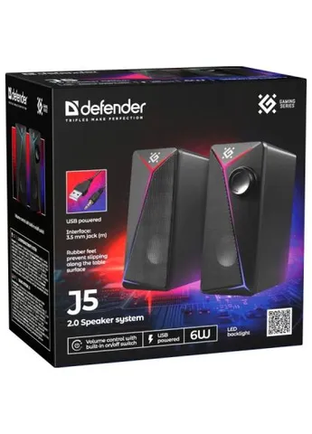 Акустическая система (65965) Defender J5 Black (366069544)