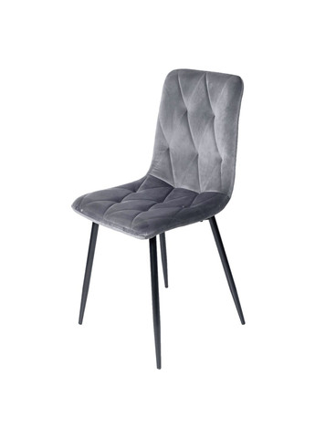 Стілець кухонний COREY чорний каркас/ велюр Intarsio (372706867)