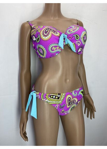 Бузковий літній купальник роздільний Body Flirt Роздільний