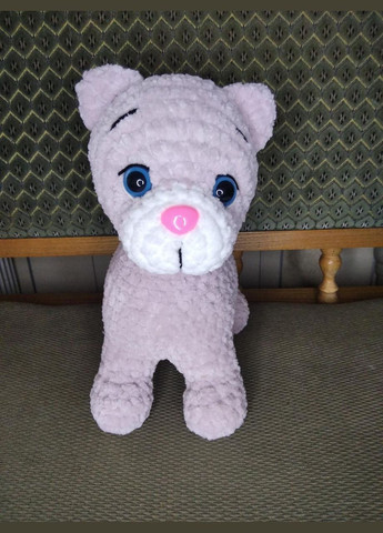 Вязаная игрушка маленький котик, ручная работа No Brand (304060118)