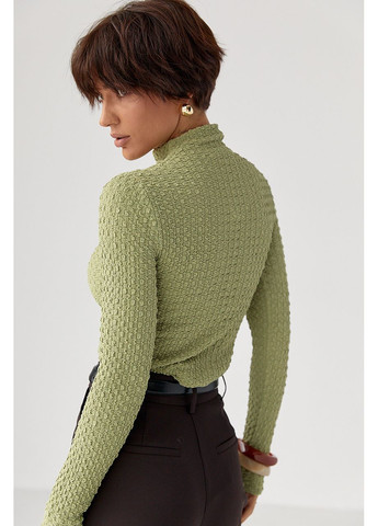 Облегающий гольф из жатой ткани Lurex (363555352)