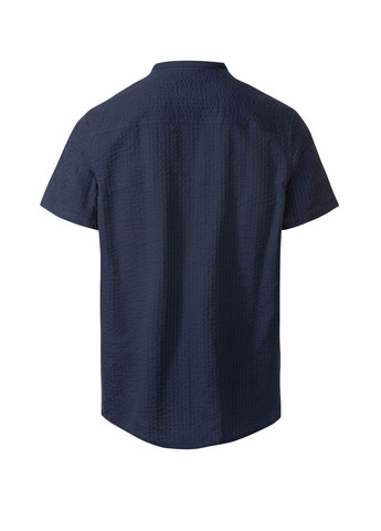 Темно-синяя классическая рубашка однотонная Livergy