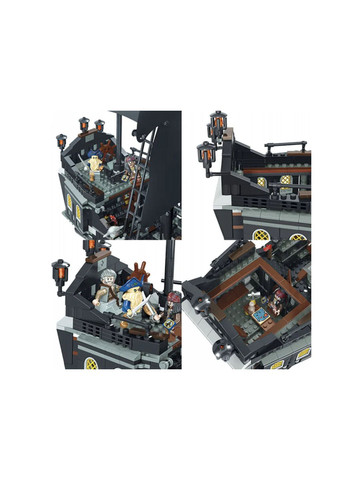 Конструктор "Чорна перлина - Піратський Корабель" 804 деталі Bella (348437489)