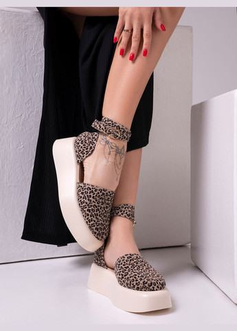 Коричневые босоножки ISSA PLUS с ремешком