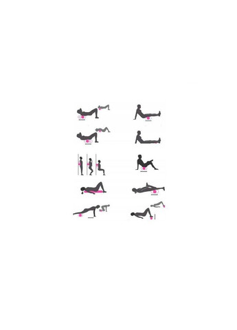 Массажный мяч двойной NE-EP-17 12*6 см No Brand (330019717)