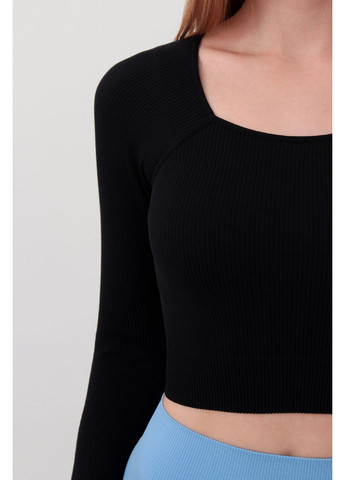 Топ укороченный Giulia T-SHIRT WITH LONG SLEEVES - (351853946)