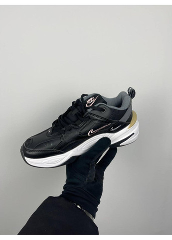 КРОСІВКИ ЖІНОЧІ NIKE M2K TEKNO BLACK PINK LOGO AO3108-011 НАЙК М2К ТЕКНО No Brand рожеві демісезони (368883829)